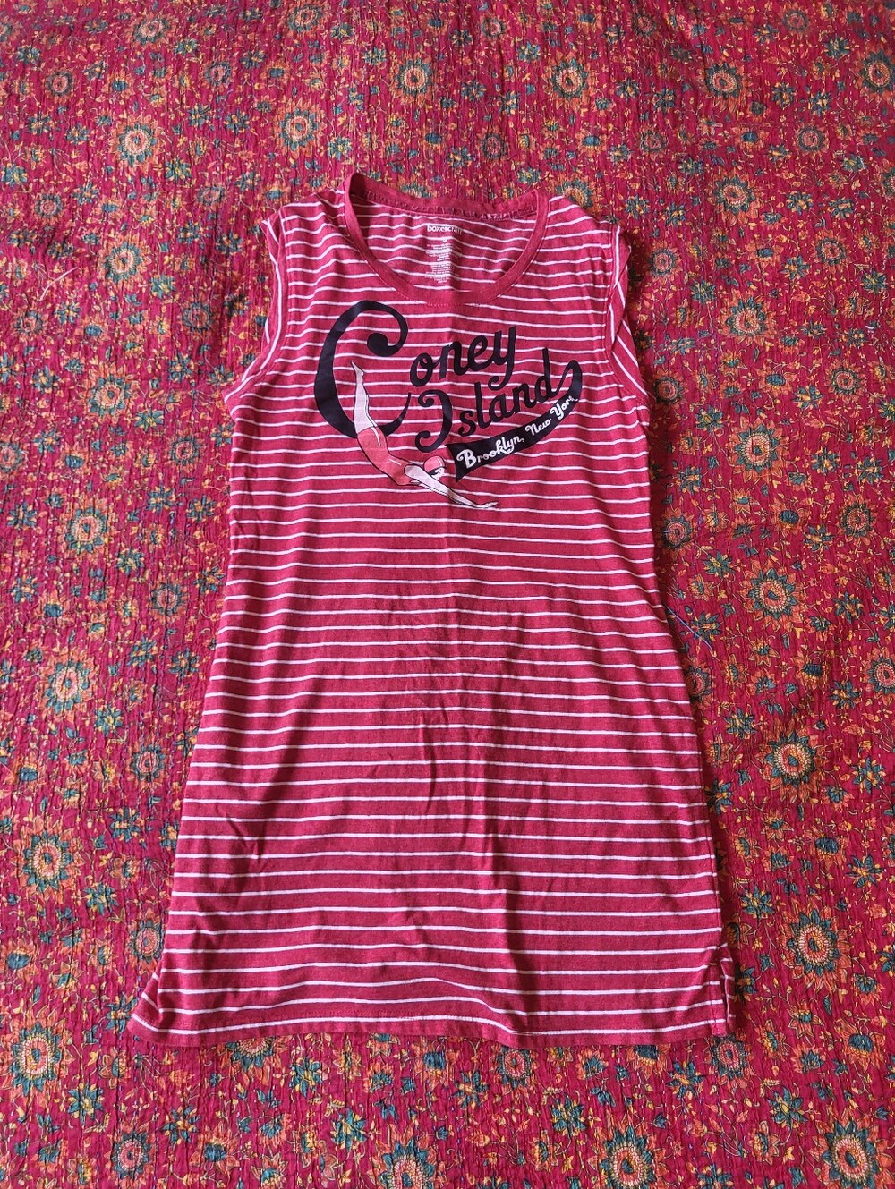Coney Island Brooklyn NY Tee Dress / Sleep Shirt